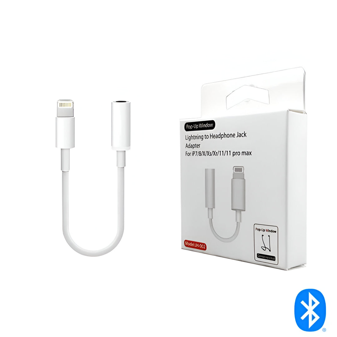 Apple 8 Pin to Headphone Jack Adapter - For All iPhones