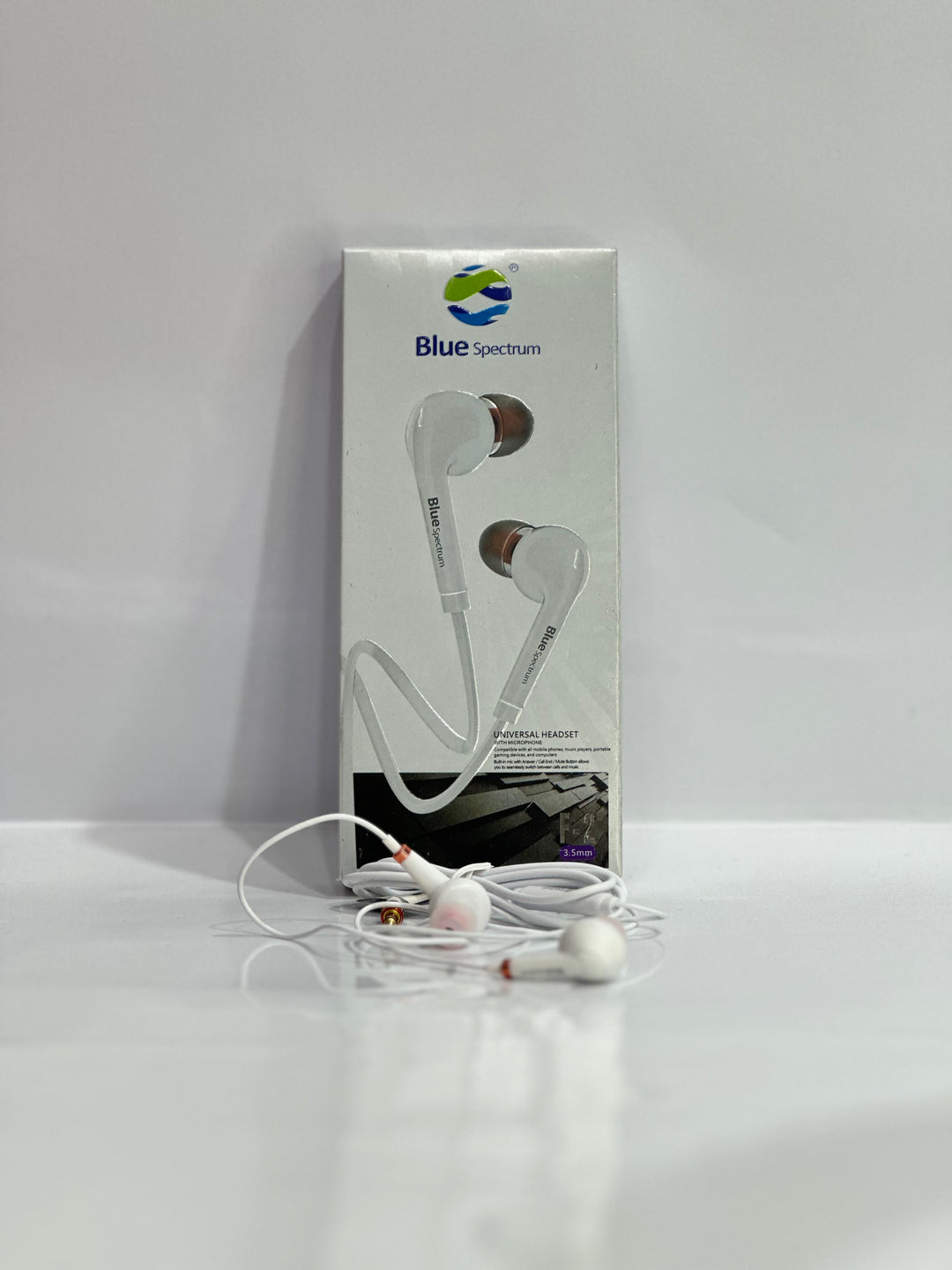 Blue Spectrum - Universal Earphones with Microphone