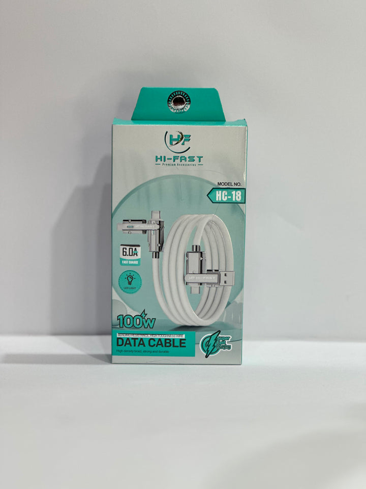 HiFast Data Cable 100W | HC-18 Dual Input & Output