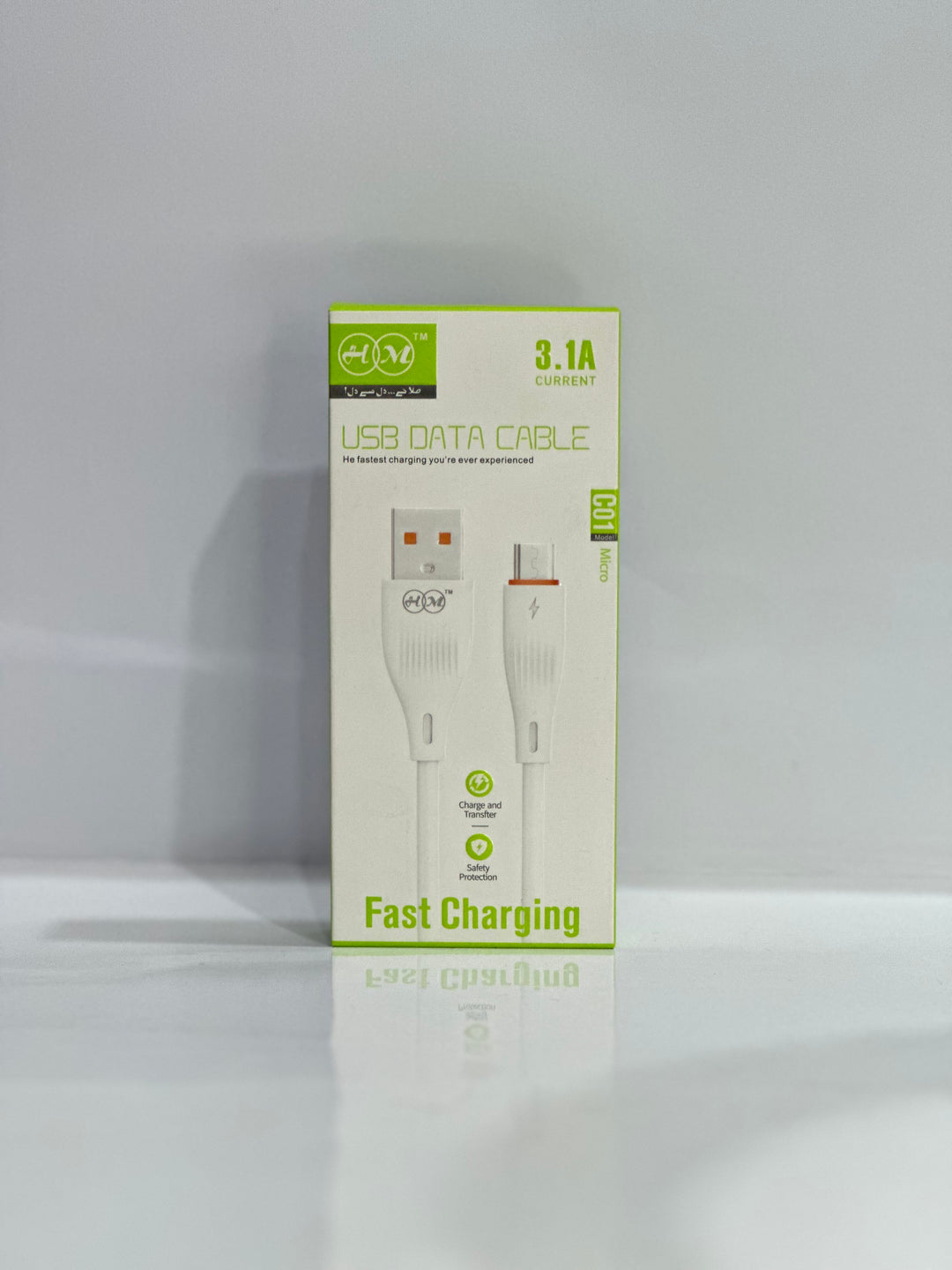 HM USB Data Cable - Fast Charging 3.1A Current Micro C01